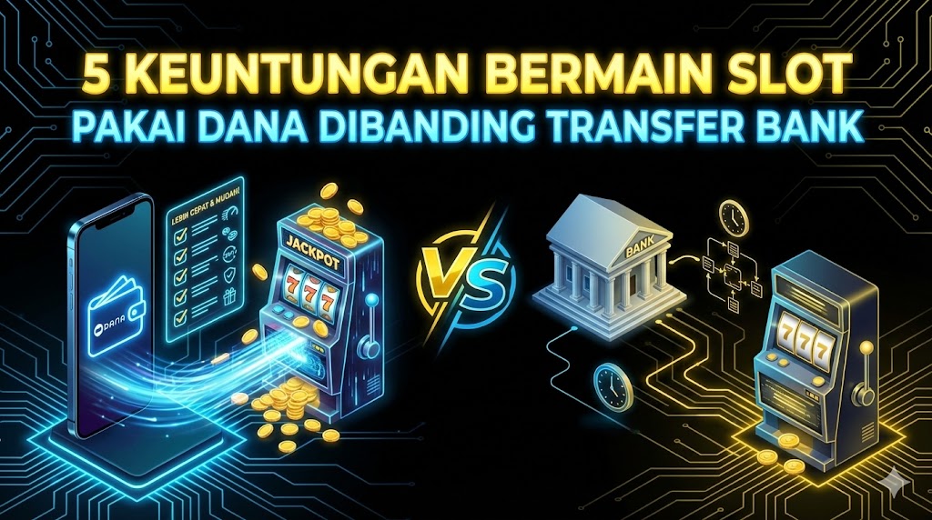5 Keuntungan Bermain Slot Pakai Dana Dibanding Transfer Bank